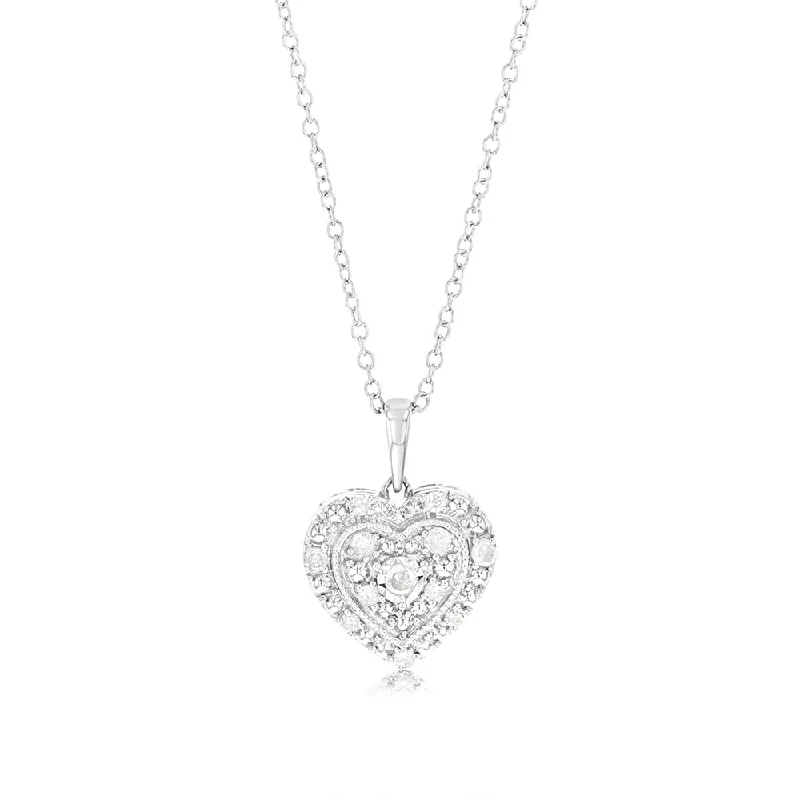 handmade wire-wrapped gemstone ring 1/6 Carat Diamond Heart Pendant in Sterling Silver handmade wire-wrapped gemstone ring 1/6 Carat Diamond Heart Pendant in Sterling Silver