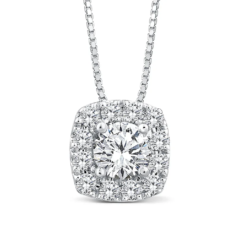 white gold necklace simple 10ct White Gold Luminesce Lab Grown 1/2 Carat Diamond Pendant white gold necklace simple 10ct White Gold Luminesce Lab Grown 1/2 Carat Diamond Pendant