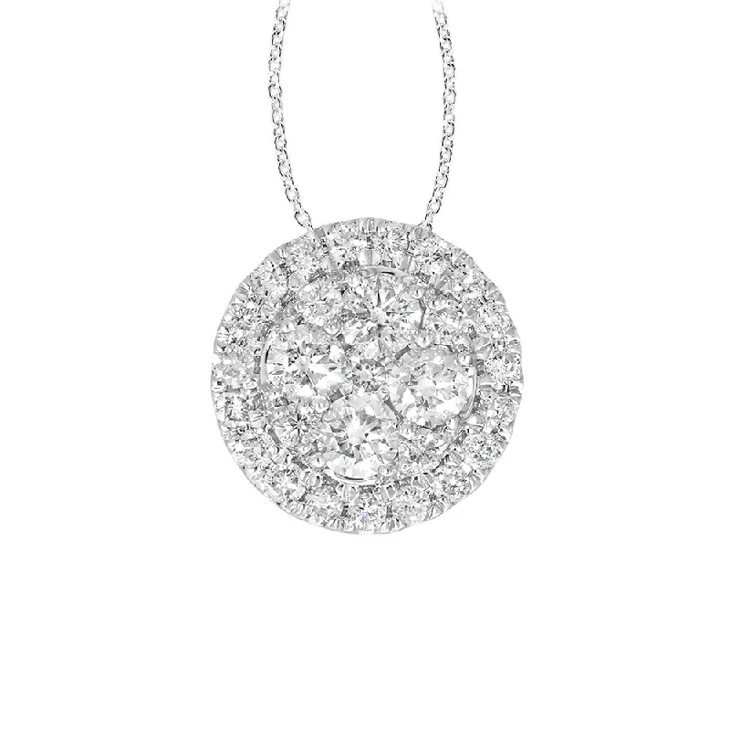 sterling silver infinity bracelet 9ct White Gold 1/2 Carat Diamond Cluster Pendant on 45cm Chain sterling silver infinity bracelet 9ct White Gold 1/2 Carat Diamond Cluster Pendant on 45cm Chain