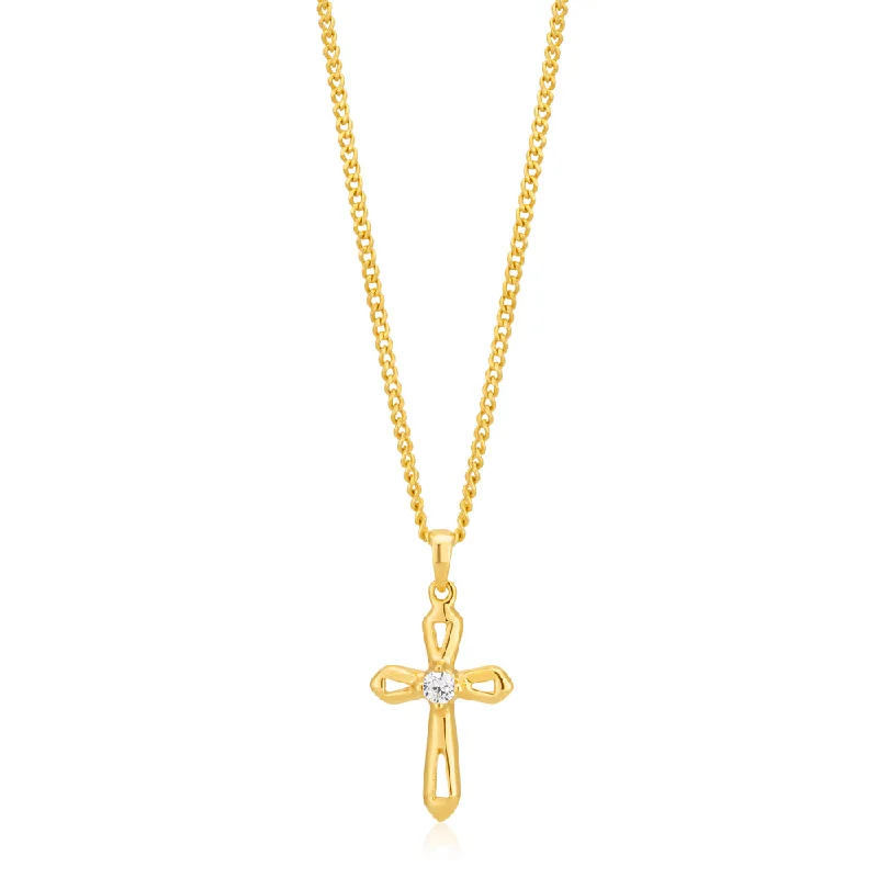 real citrine gemstone pendant 9ct Yellow Gold 16mm Cross Pendant with Cubic Zirconia real citrine gemstone pendant 9ct Yellow Gold 16mm Cross Pendant with Cubic Zirconia