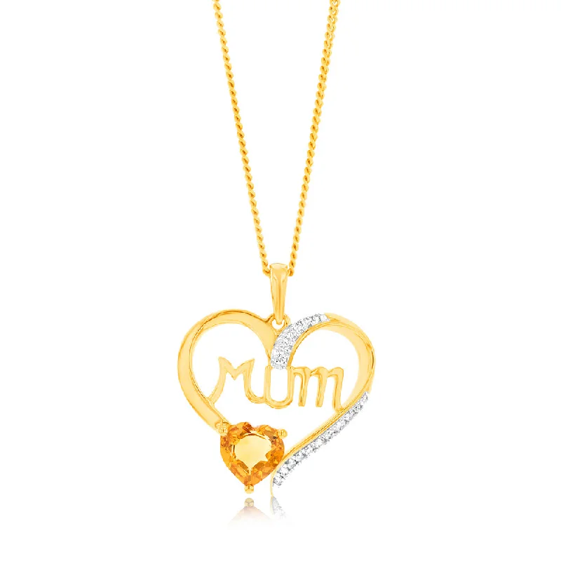 modern baguette diamond ring 9ct Yellow Gold 6mm Natural Citrine And Diamond Mum Heart Pendant modern baguette diamond ring 9ct Yellow Gold 6mm Natural Citrine And Diamond Mum Heart Pendant