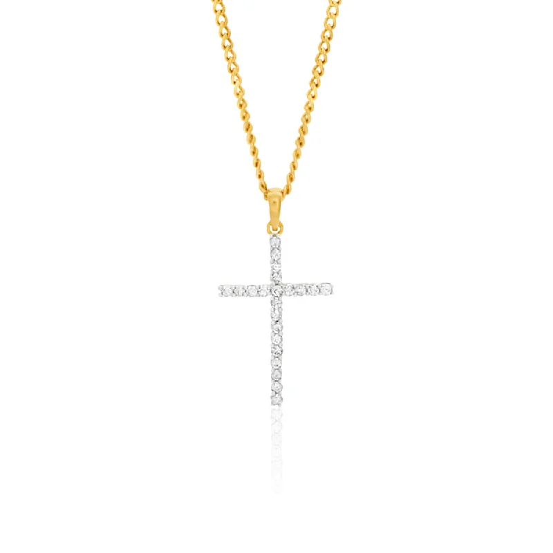 bold statement ring chunky 9ct Yellow Gold Diamond Cross Pendant Set with 22 Brilliant Diamonds bold statement ring chunky 9ct Yellow Gold Diamond Cross Pendant Set with 22 Brilliant Diamonds