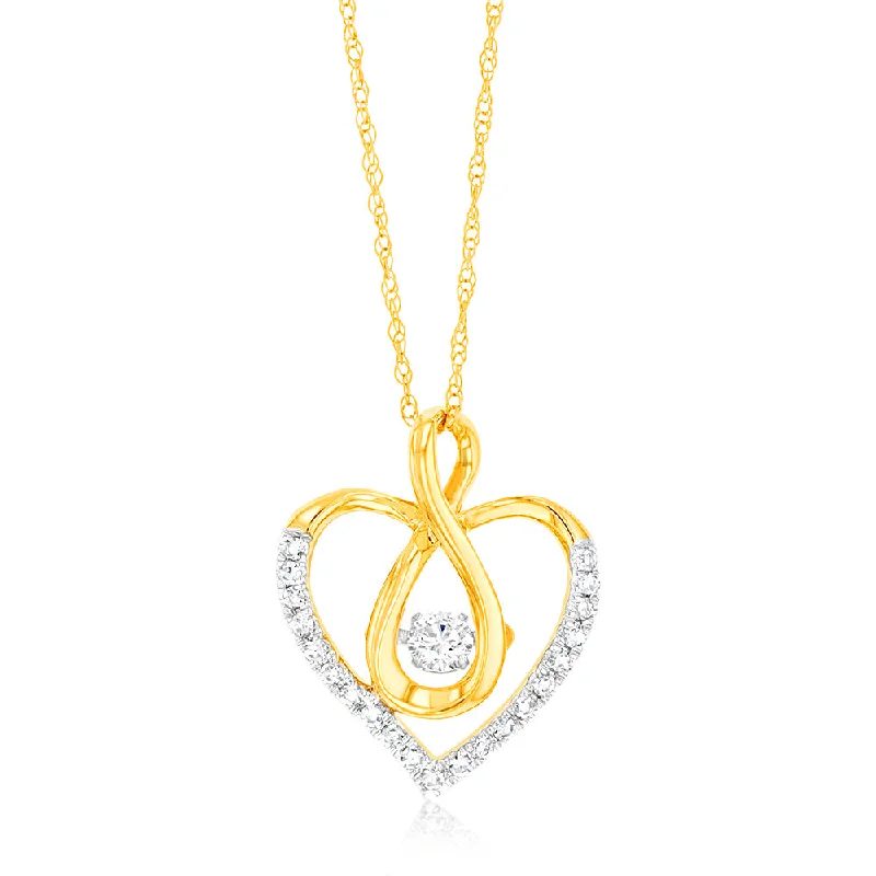 diamond tennis bracelet real 9ct Yellow Gold Luminesce Lab Grown Infinity In Heart Diamond Pendant diamond tennis bracelet real 9ct Yellow Gold Luminesce Lab Grown Infinity In Heart Diamond Pendant