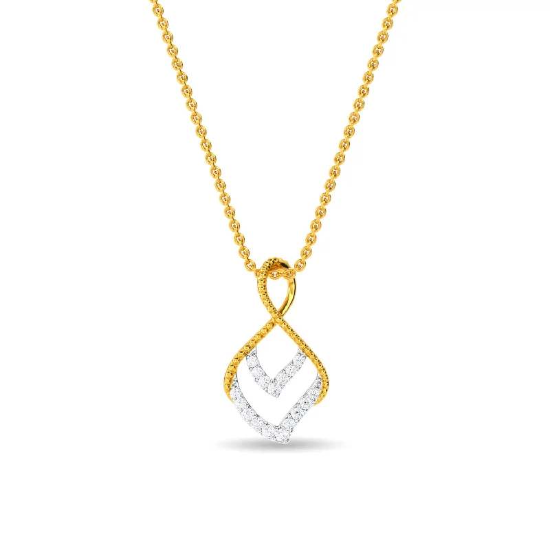 gold bar earrings minimalist Elliotte Pendant
