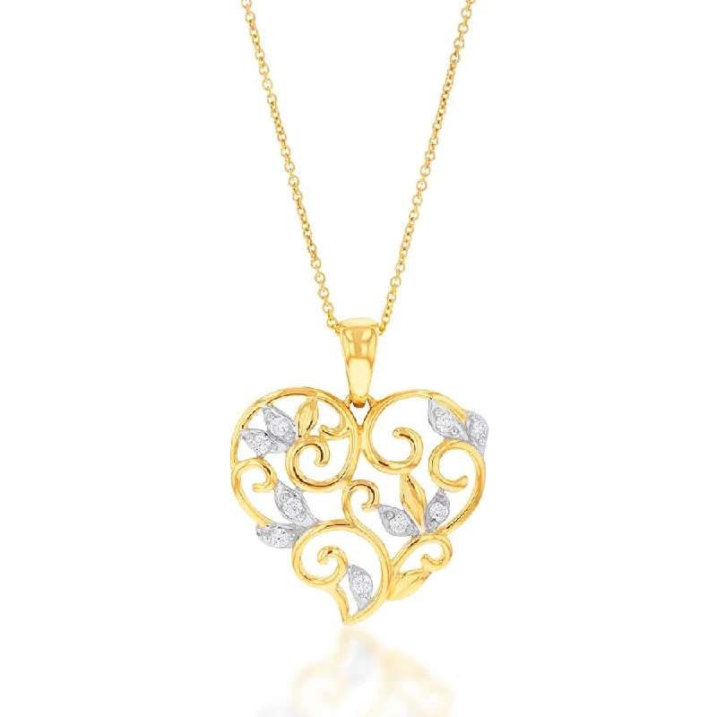 hammered sterling silver band Flawless Cut 10-14PT Diamond Heart Pendant Set In 9ct Yellow Gold on Tiffany Chain hammered sterling silver band Flawless Cut 10-14PT Diamond Heart Pendant Set In 9ct Yellow Gold on Tiffany Chain