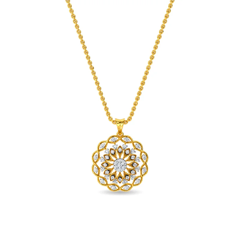 handcrafted braided silver bracelet Karima Pendant