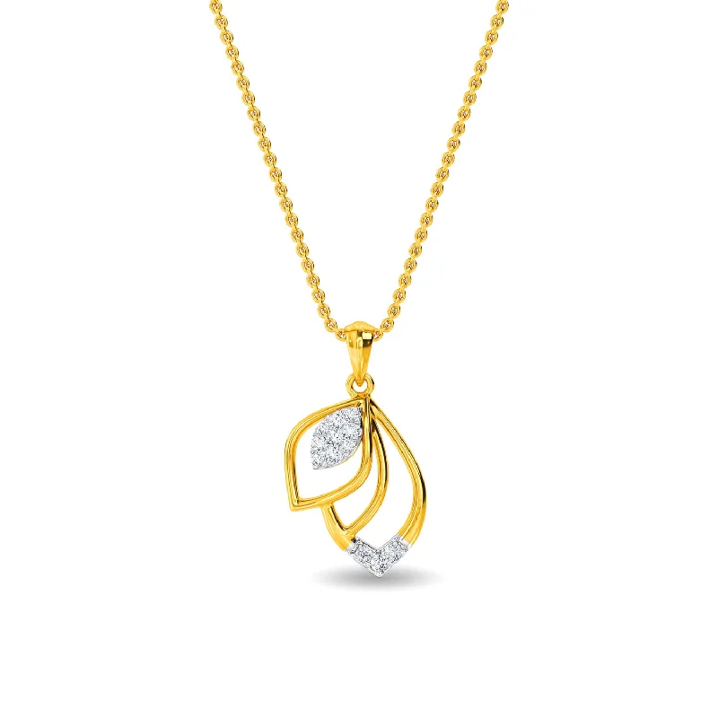 emerald-cut aquamarine necklace Kaylea Pendant