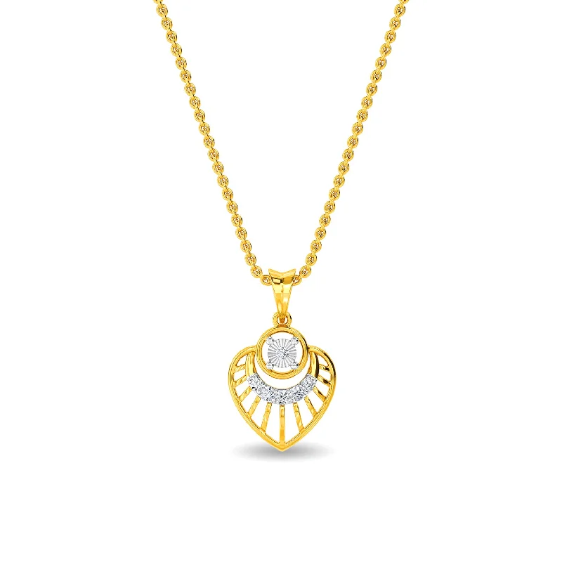 diamond halo pendant necklace Keavy Pendant