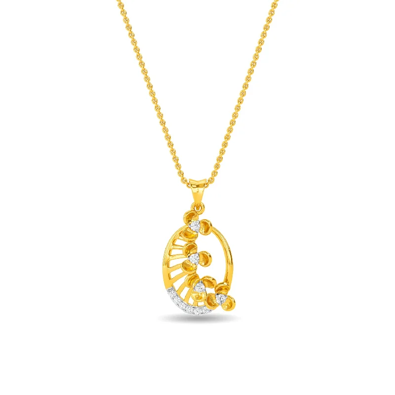hammered silver pendant necklace Kelechi Pendant