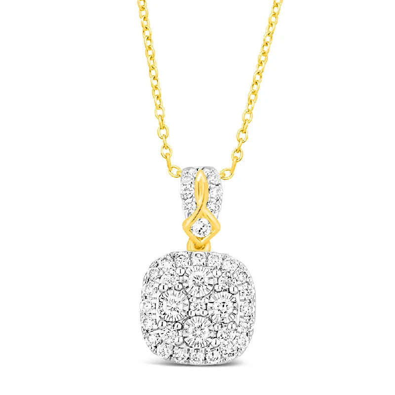 silver arrow pendant necklace Luminesce Lab Grown 1/2 Carat Diamond Pendant in 9ct Yellow Gold silver arrow pendant necklace Luminesce Lab Grown 1/2 Carat Diamond Pendant in 9ct Yellow Gold