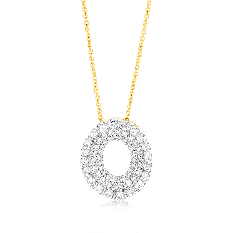 celestial moon and star necklace Luminesce Lab Grown 1 Carat Diamond Circle Pendant in 9ct Yellow Gold celestial moon and star necklace Luminesce Lab Grown 1 Carat Diamond Circle Pendant in 9ct Yellow Gold