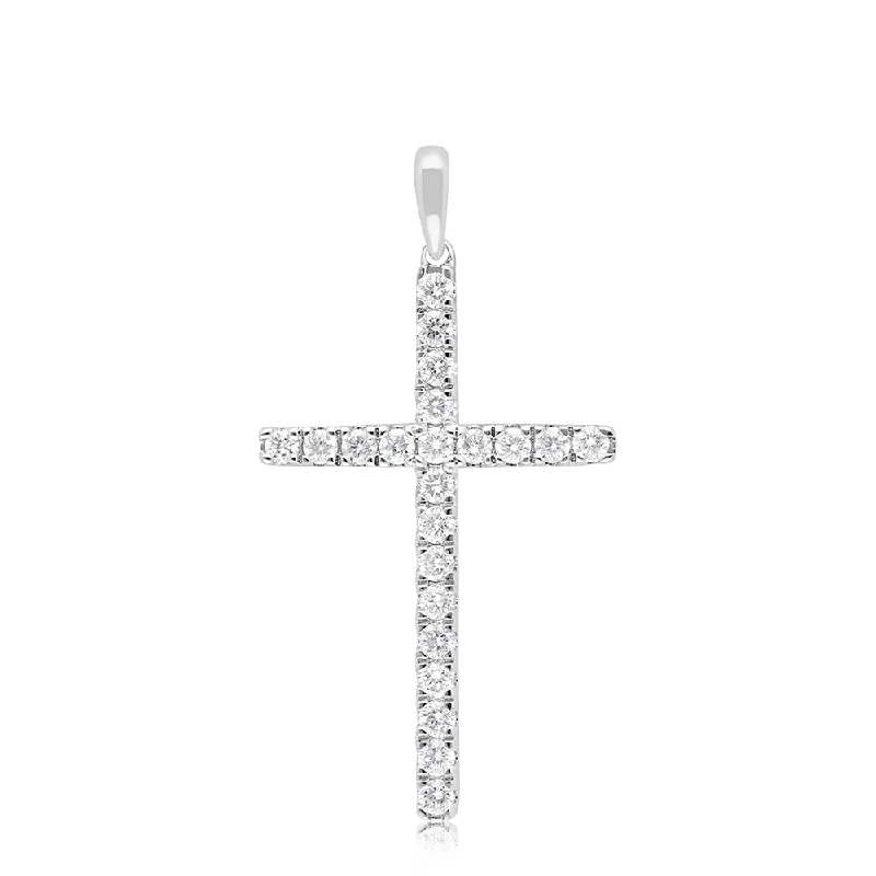 delicate pearl bracelet Luminesce Lab Grown Cross 1/2 Carat Diamond Pendant in 14ct White Gold delicate pearl bracelet Luminesce Lab Grown Cross 1/2 Carat Diamond Pendant in 14ct White Gold