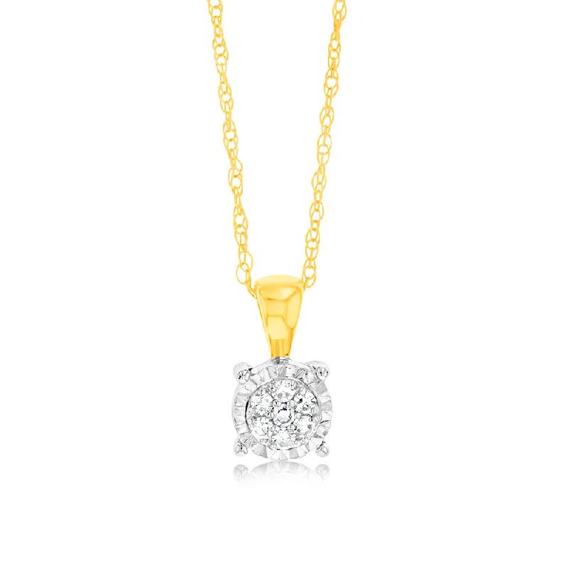 birthstone necklace for mom Luminesce Lab Grown Diamond 9ct Yellow Gold Claw Pendant birthstone necklace for mom Luminesce Lab Grown Diamond 9ct Yellow Gold Claw Pendant