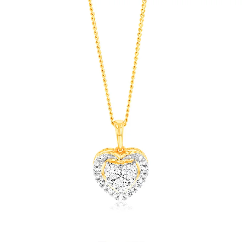unique diamond tennis bracelet Luminesce Lab Grown Diamond Heart Pendant in 9ct Yellow Gold unique diamond tennis bracelet Luminesce Lab Grown Diamond Heart Pendant in 9ct Yellow Gold