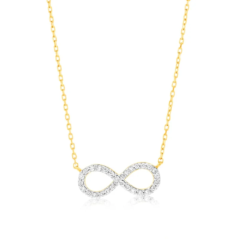 black and gold wedding band Luminesce Lab Grown Infinity Diamond Pendant in 9ct Yellow Gold black and gold wedding band Luminesce Lab Grown Infinity Diamond Pendant in 9ct Yellow Gold