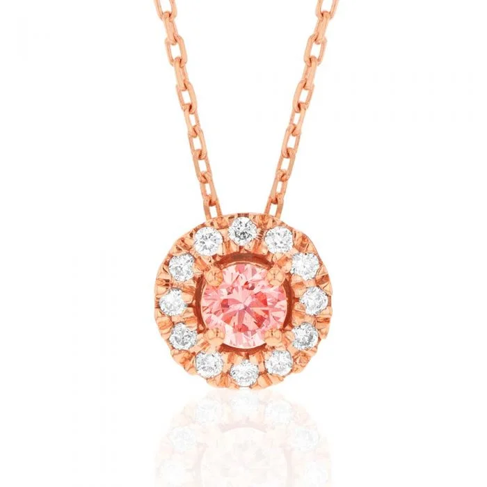 vintage gold engagement ring Luminesce Lab Grown Pink and White Diamond Pendant with Chain Included vintage gold engagement ring Luminesce Lab Grown Pink and White Diamond Pendant with Chain Included