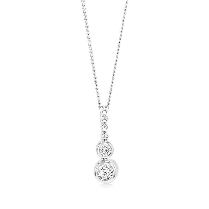 ruby and diamond engagement ring Luminesce lab Grown Sterling Silver 0.05Ct Diamond Pendant