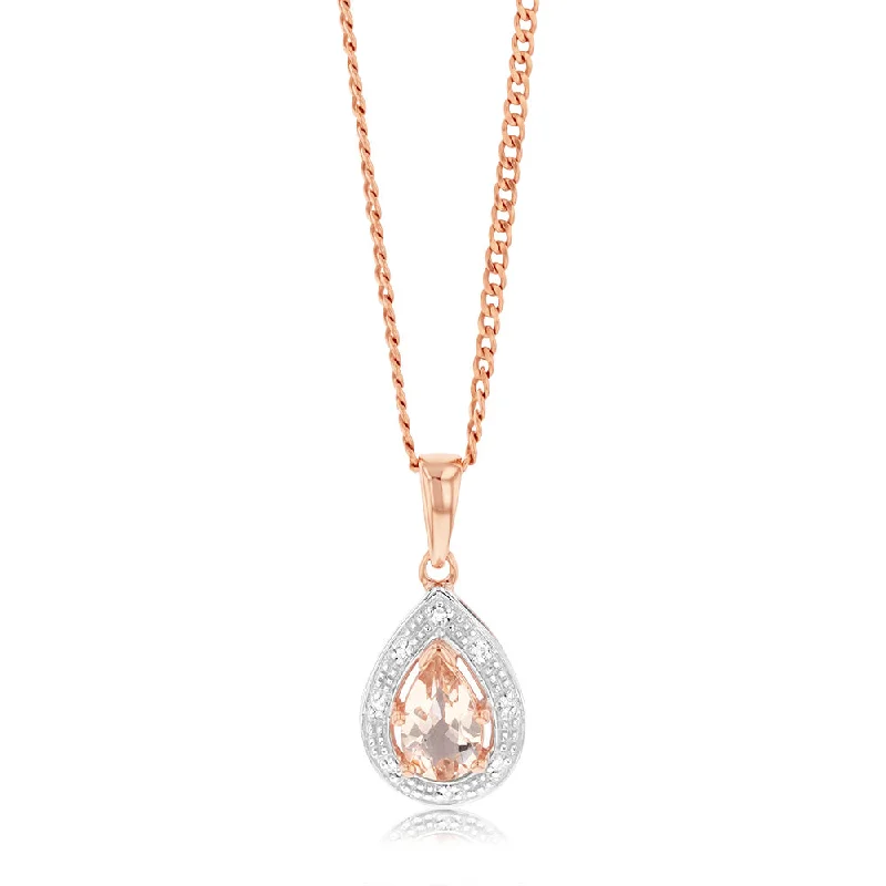 men’s titanium ring with diamonds Natural Morganite 8x5mm Pear Shaped Diamond pendant in 9ct Rose Gold men’s titanium ring with diamonds Natural Morganite 8x5mm Pear Shaped Diamond pendant in 9ct Rose Gold