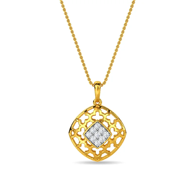 aquamarine birthstone necklace March Ramani Pendant