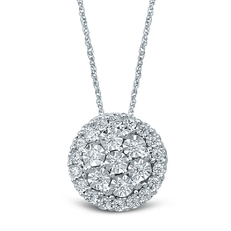 silver moon phase pendant Silver 0.10 Carat Pendant with 25 Brilliant Diamonds on 45cm Chain silver moon phase pendant Silver 0.10 Carat Pendant with 25 Brilliant Diamonds on 45cm Chain