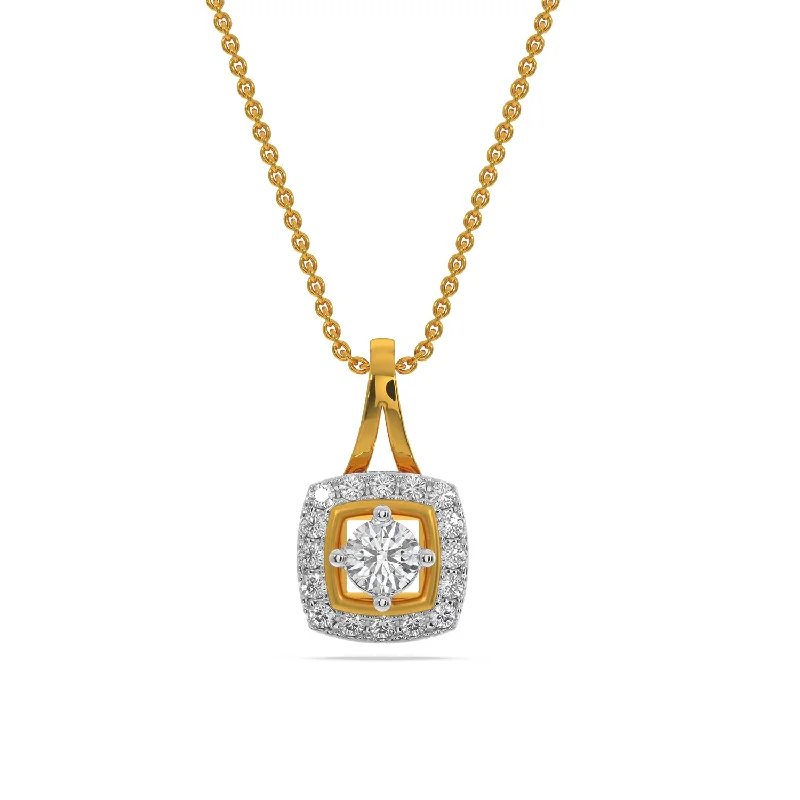 cubic zirconia tennis necklace Simone Solitaire Pendant