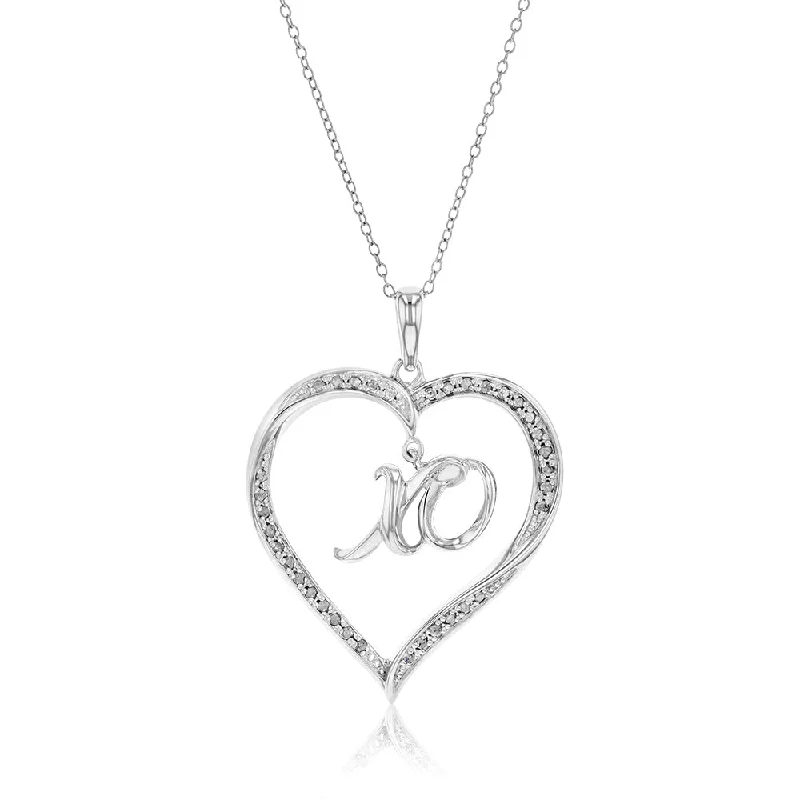 real opal ring for women Sterling Silver 1/4 Carat Heart Shape "XO" Pendant On 45 Chain real opal ring for women Sterling Silver 1/4 Carat Heart Shape "XO" Pendant On 45 Chain