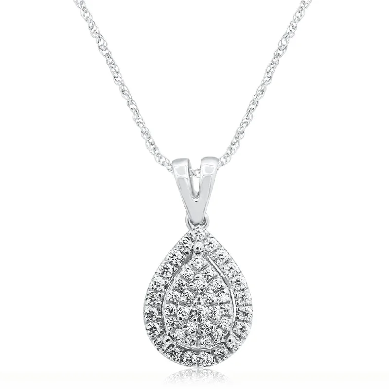vintage rose-cut diamond ring Sterling Silver 1/4 Carat Pear Shap Pendant With 45cm Rope Chain vintage rose-cut diamond ring Sterling Silver 1/4 Carat Pear Shap Pendant With 45cm Rope Chain