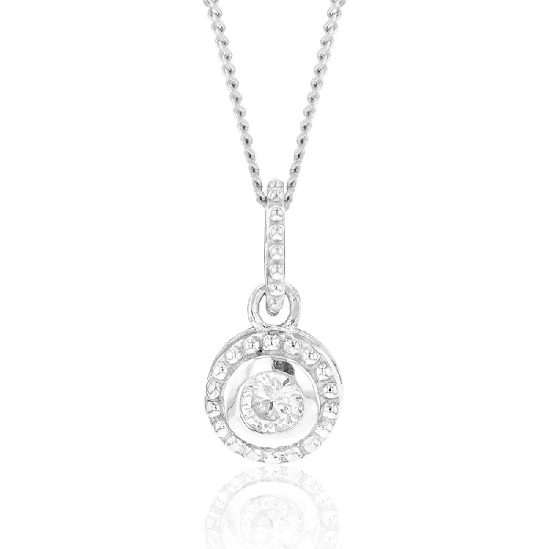 butterfly pendant necklace delicate Sterling Silver Rhodium Plated White Cubic Zirconia Halo Pendant butterfly pendant necklace delicate Sterling Silver Rhodium Plated White Cubic Zirconia Halo Pendant