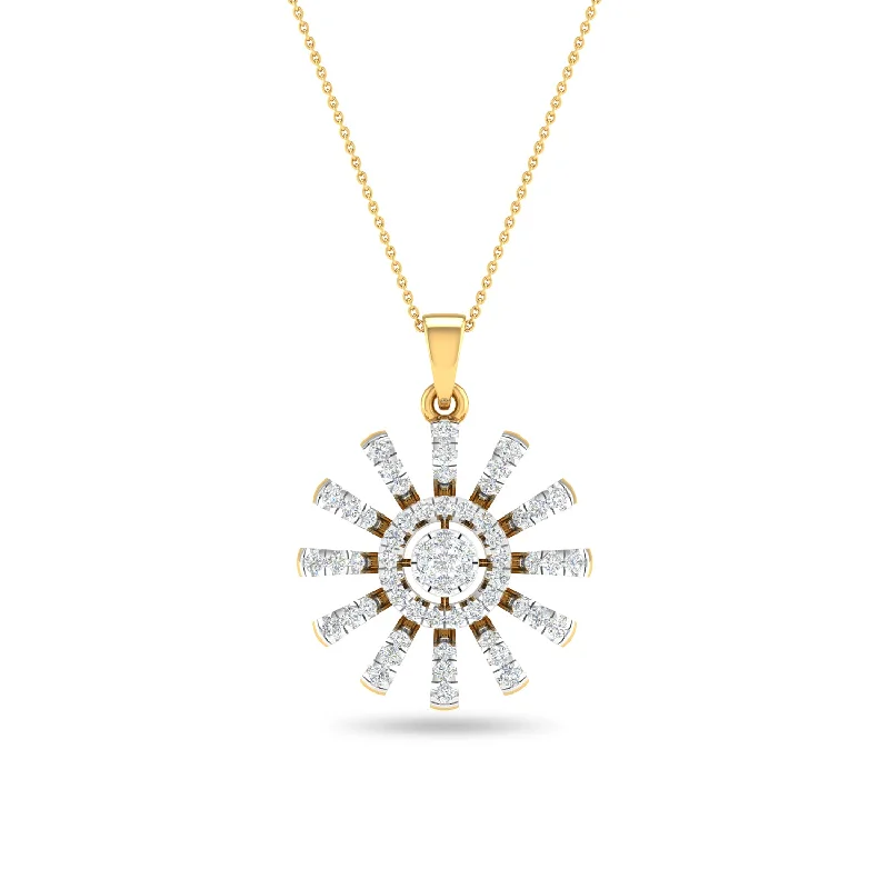 birthstone necklace for mom Tahlia Pendant