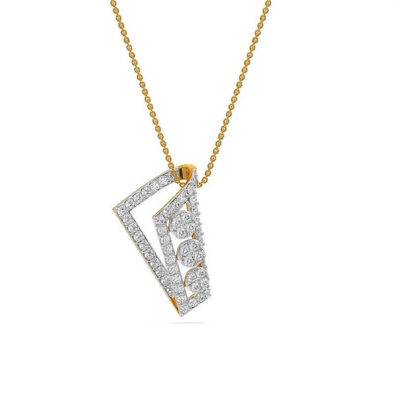 double-layered choker necklace Tracey Pendant