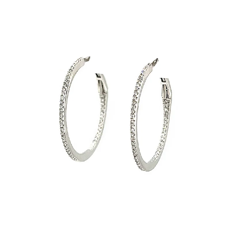 celestial sun and moon earrings 14 Karat White Oval Earrings