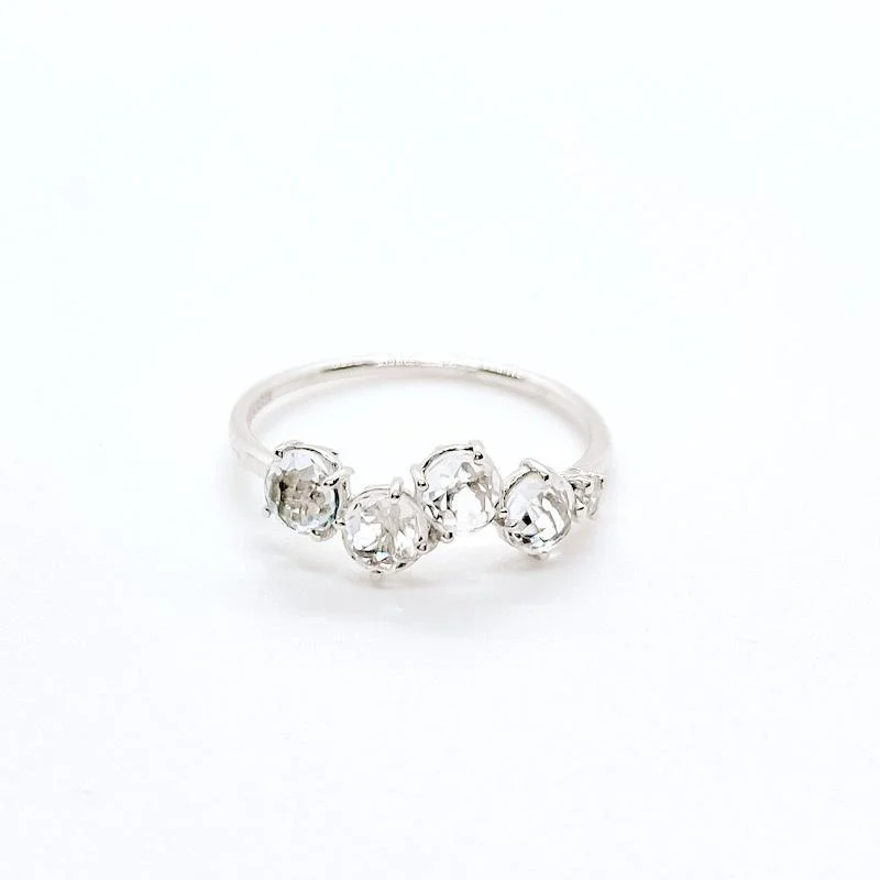 black onyx men’s signet ring White Topaz and Diamond Twisted Ring