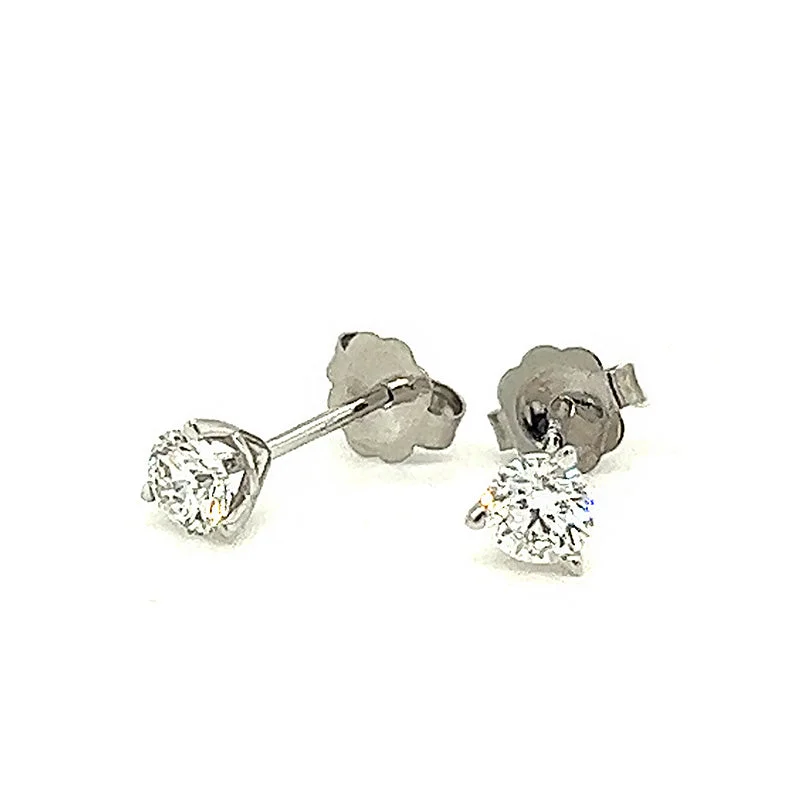 classic diamond solitaire earrings Diamond Stud Earrings, 0.40 Carats Total Weight