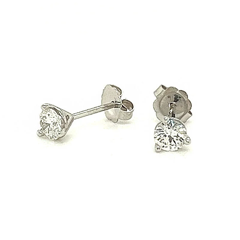 minimal gold ring stack Diamond Stud Earrings, 0.50 Carats Total Weight