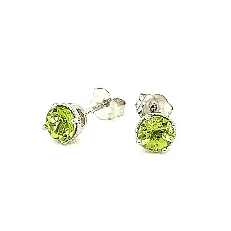 gold moonstone cocktail ring Peridot Stud Earrings