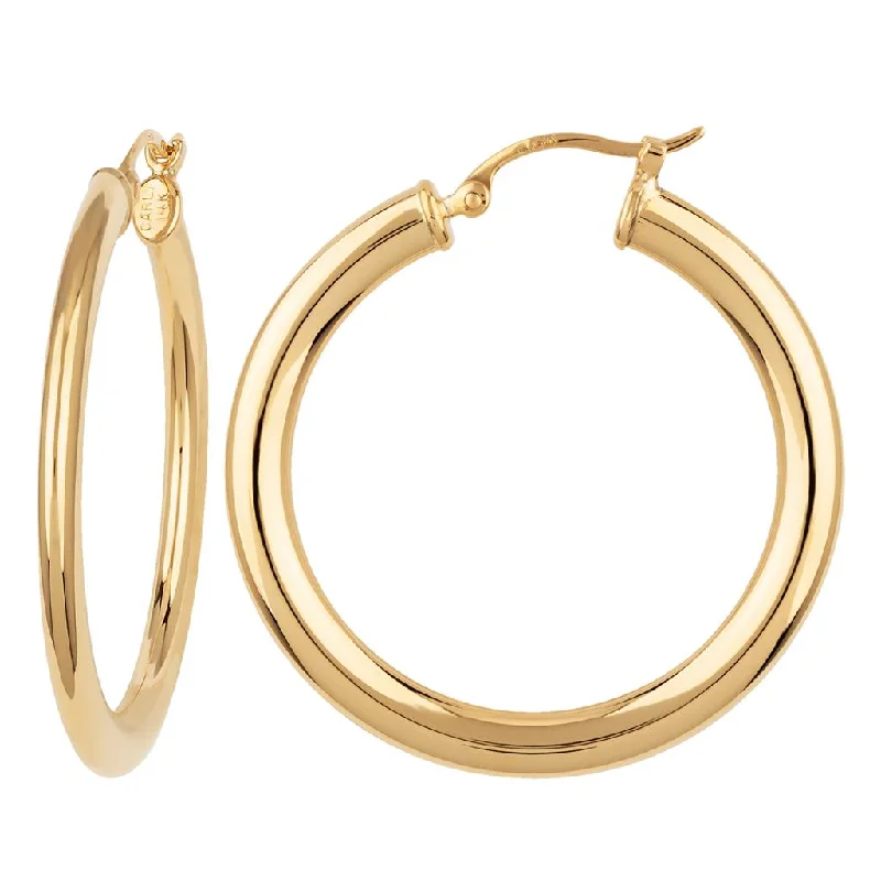 silver moon phase pendant 14k Yellow Gold Oval Tube Hoop