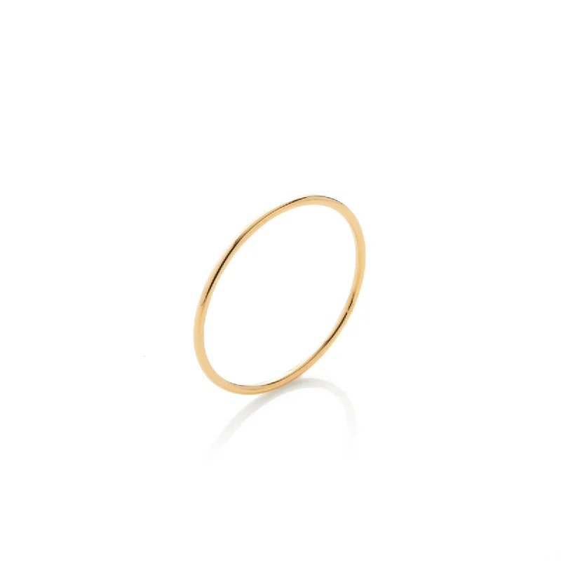 celestial moonstone ring gold 【Made-To-Order】18k "All About Basics" Promise Ring