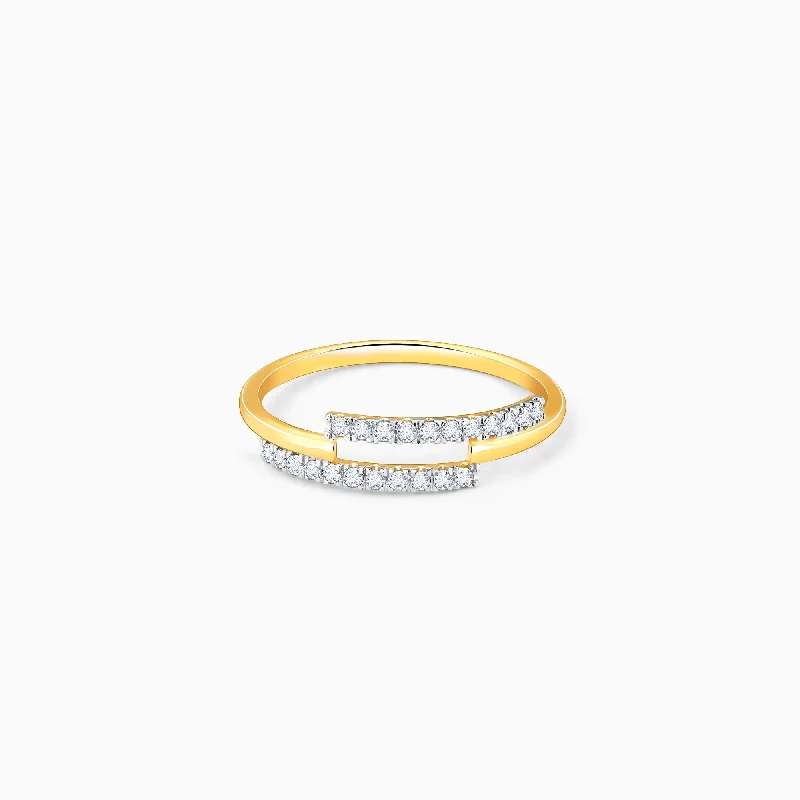 natural garnet gemstone ring Gold Tantalising Twilight Diamond Ring