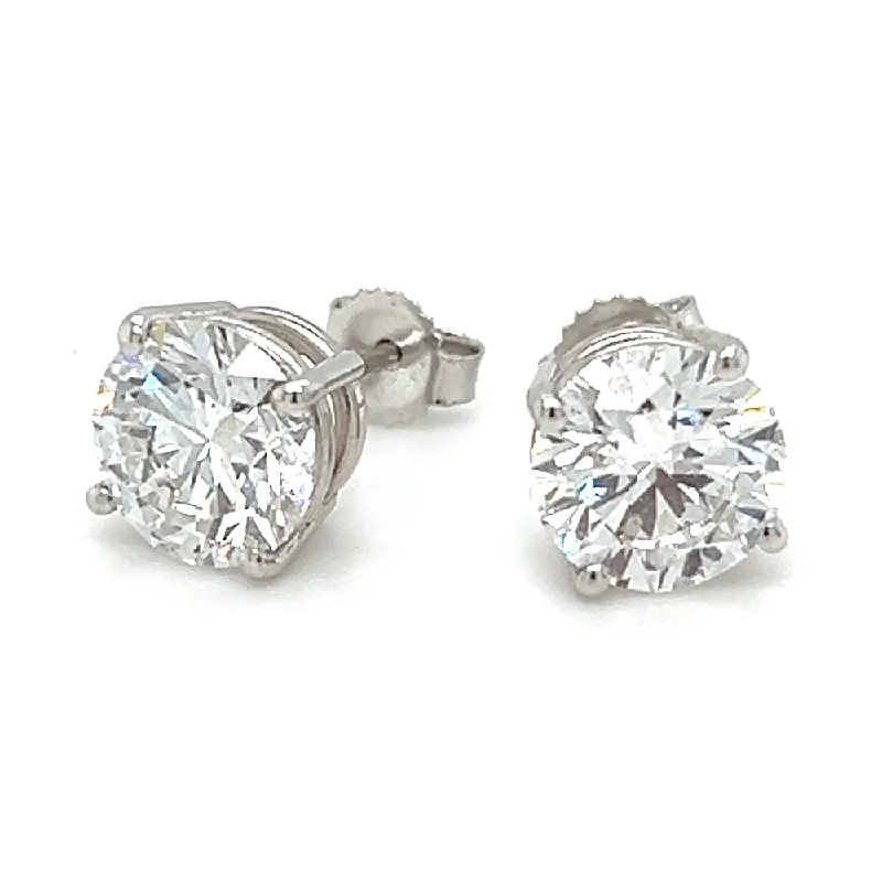 vintage filigree engagement ring 3cttw Lab Grown Diamond Earrings