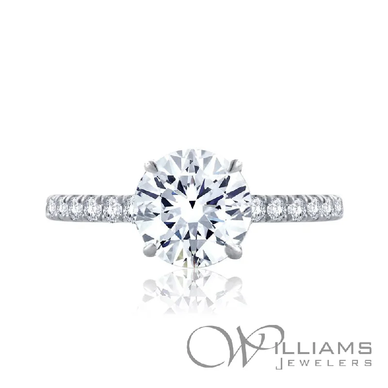 infinity couple’s ring matching set A Jaffe 14 Karat Diamond Engagement Ring
