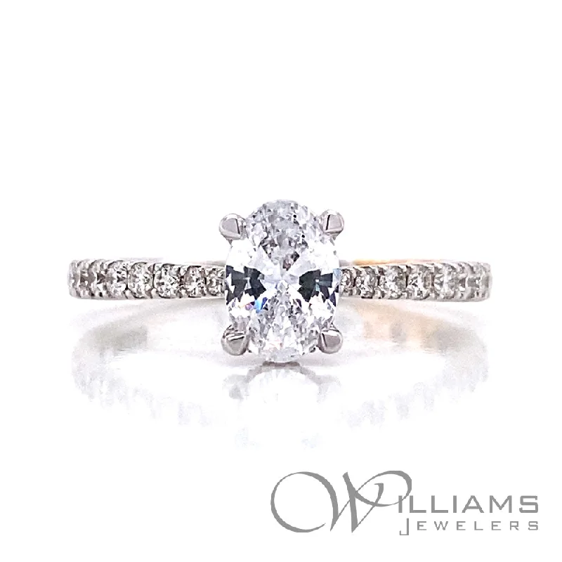 celestial sun and moon pendant A Jaffe 14 Karat Diamond Engagement Ring