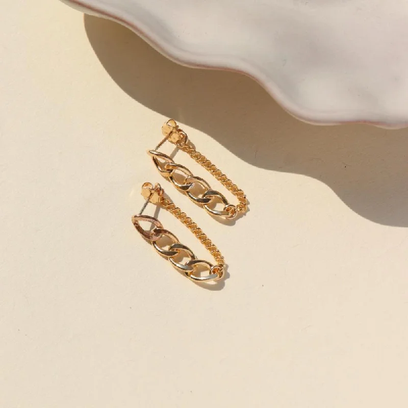 adjustable minimalist wave bracelet Alex Chain Studs