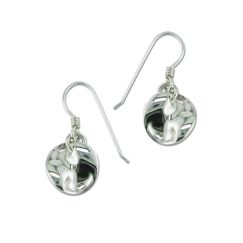 unique zodiac constellation necklace Small Mobius Drop Earrings