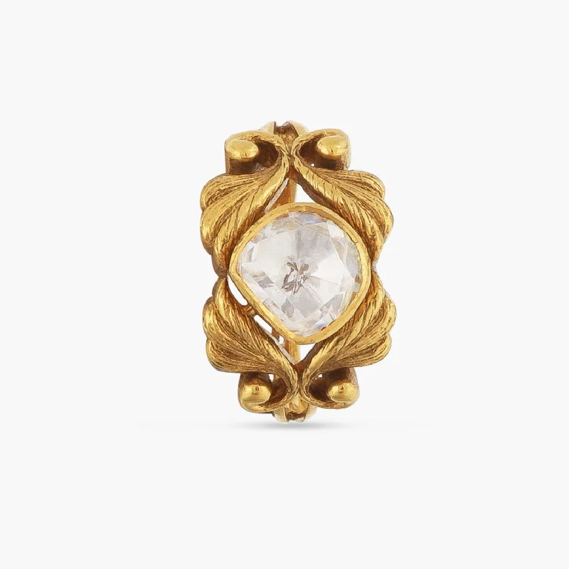 opal gemstone halo ring Baroque Delicate Moissanite Silver Ring