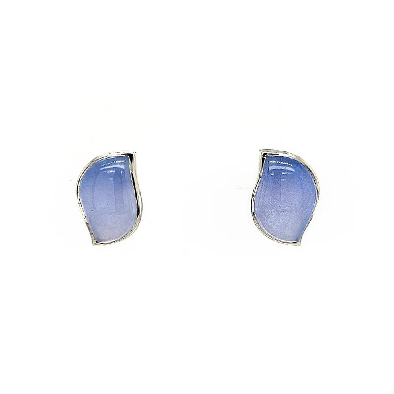 real diamond eternity band Chalcedony Earrings