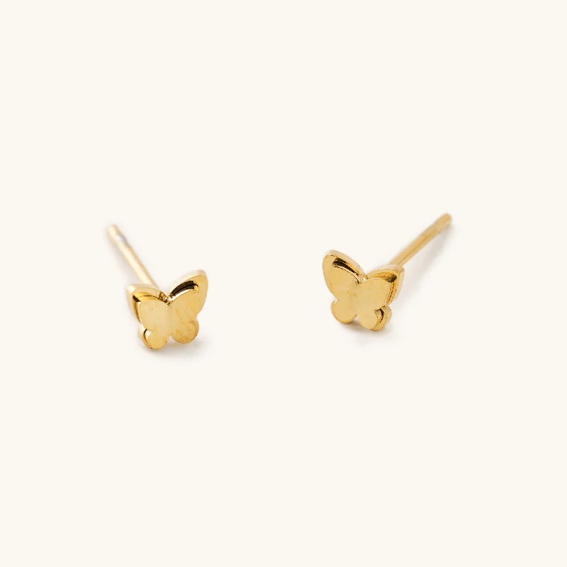 adjustable toe ring silver Alexa 3D Butterfly Studs- Waterproof
