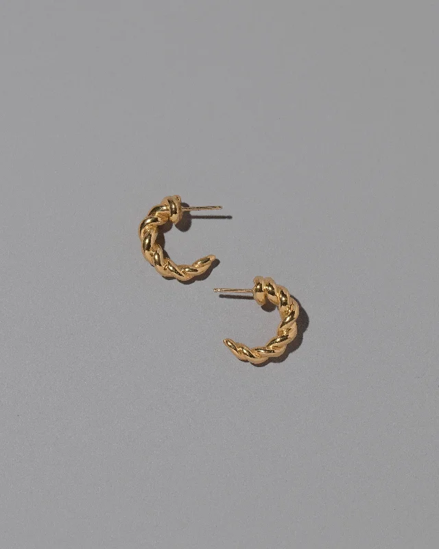 celestial sun charm anklet Foothill Hoop Earrings - Solid Gold