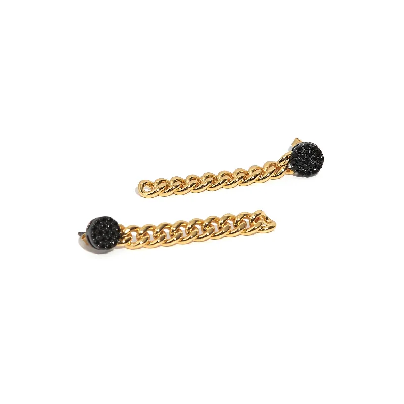 minimalist cuff bracelet adjustable Cuban Drop Earrings