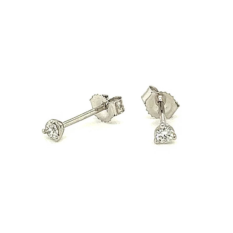 hammered gold stacking rings Diamond Stud Earrings, 0.10 Carats Total Weight