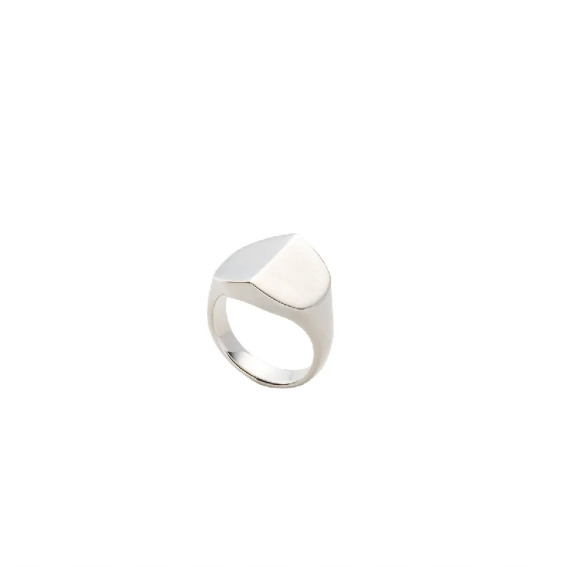 real opal ring for women "EQUINOX"-Pyramid Ring Medium size